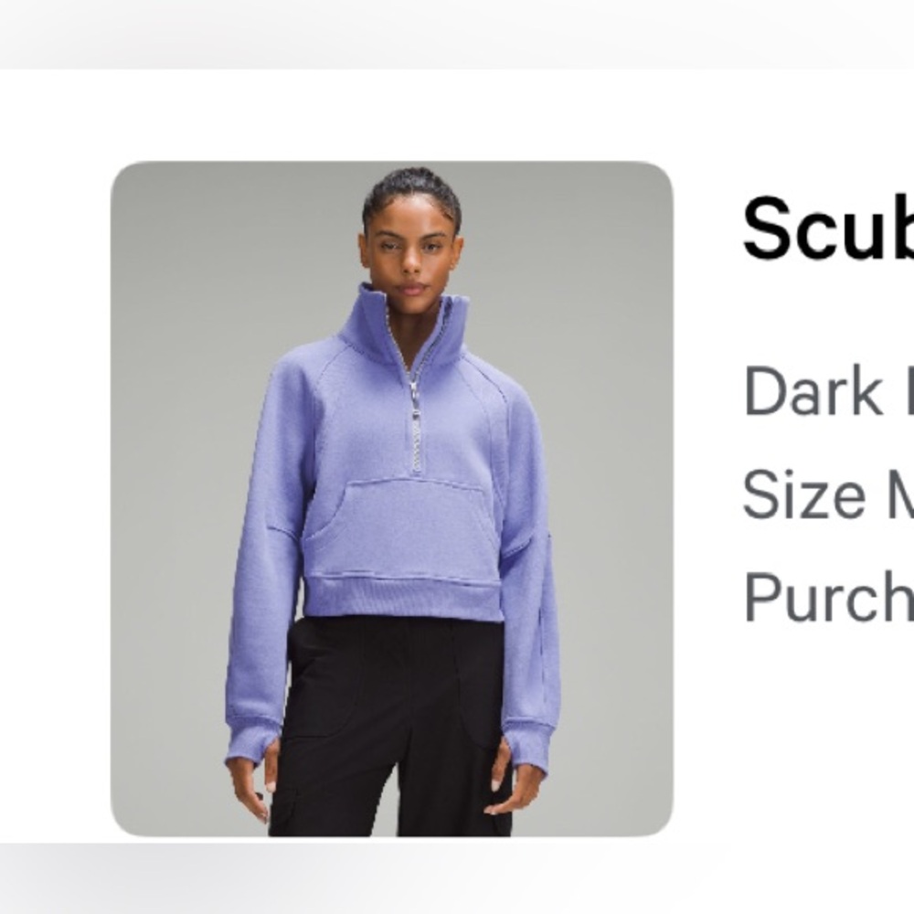 Lululemon Funnel Neck Half Zip